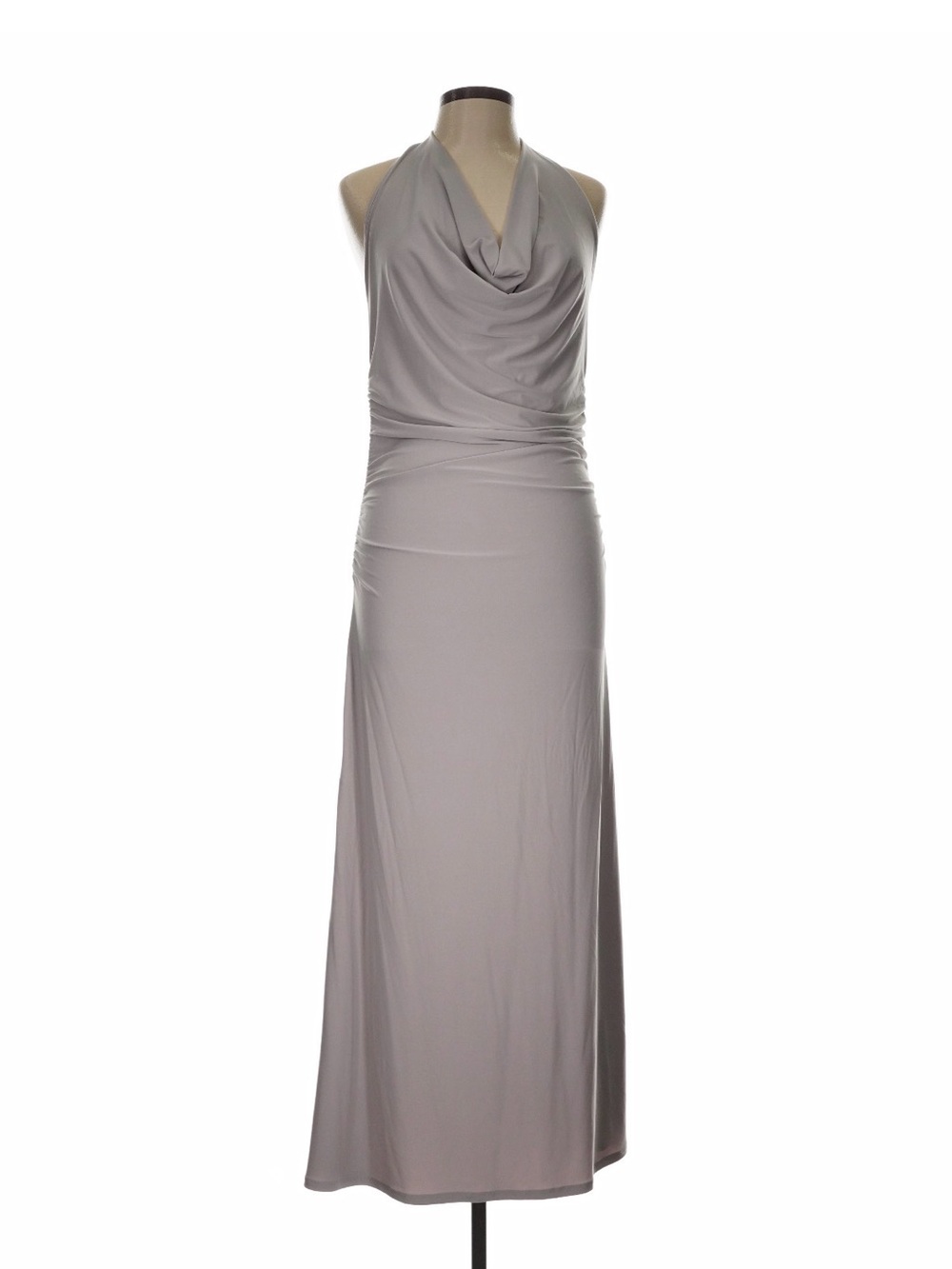 Wilfred Halter Maxi Dress in Light Gray
